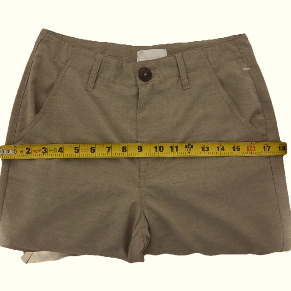 Tan Wide Leg High-Waisted Pants - Picture 3 of 5
